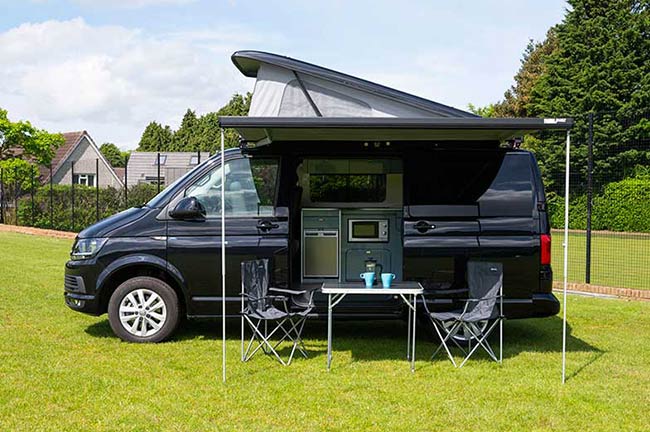 Duncan VW automatic camper van hire Scotland