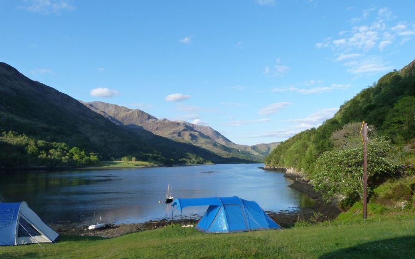 Caravan- en campingpark Caolasnacon in de buurt van Glencoe