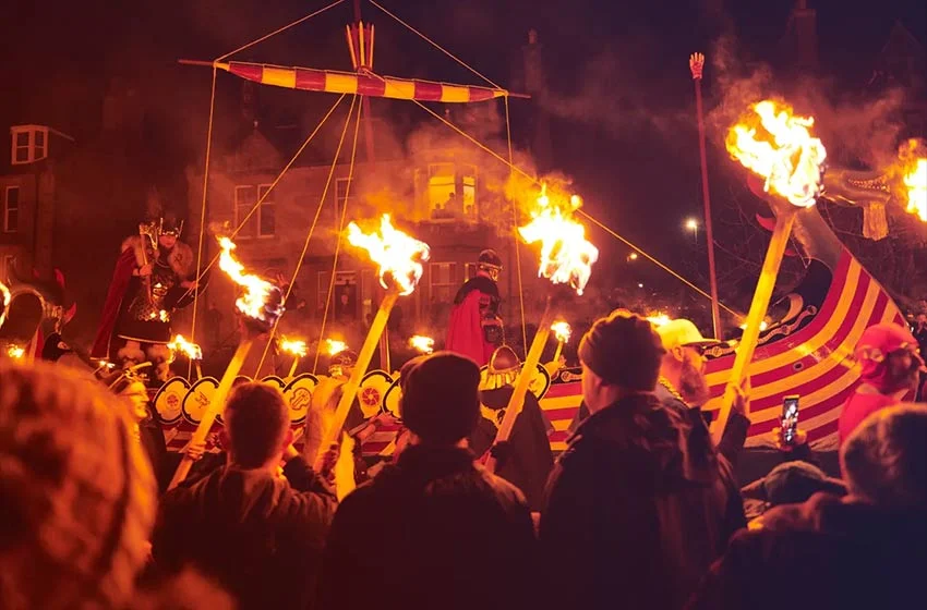 Cose da fare in Scozia a gennaio Up Helly Aa