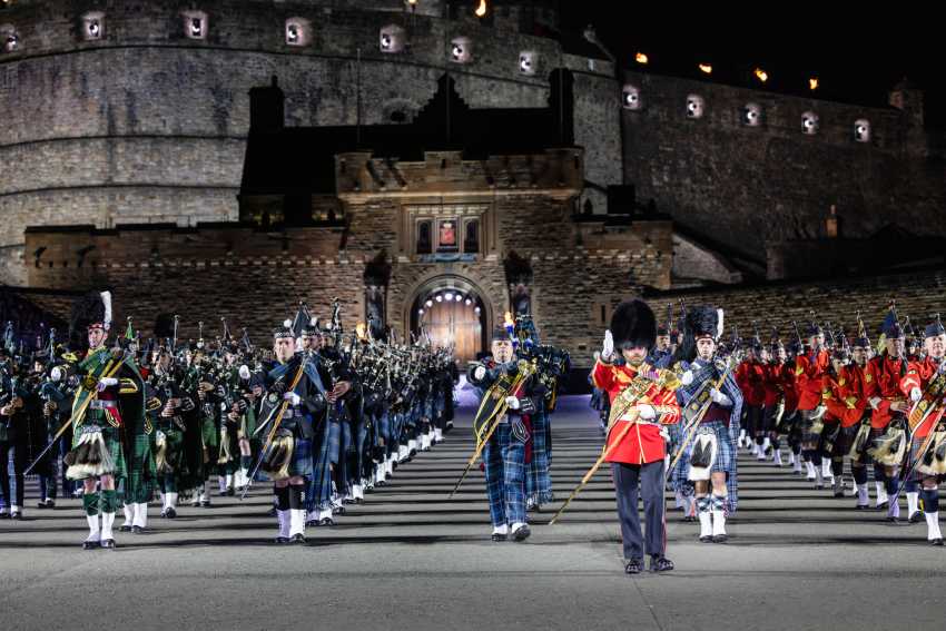 Royal Edinburgh Military Tattoo August in Scotland