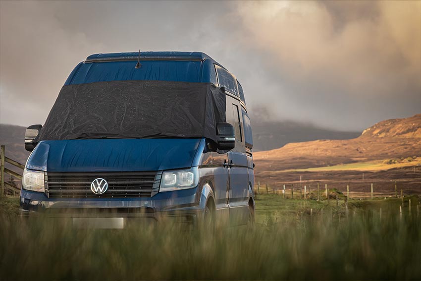 Converted VW Crafter Campervan for hire in Scotland