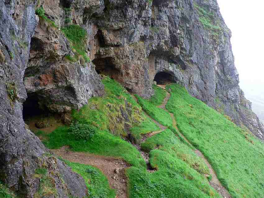 Hiking to the Bone Caves Scotland