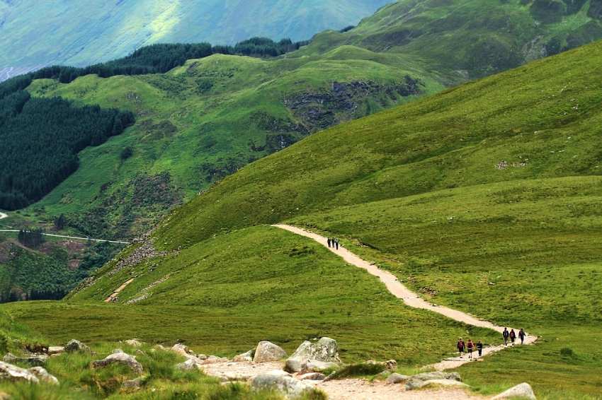 Scotland hiking trails