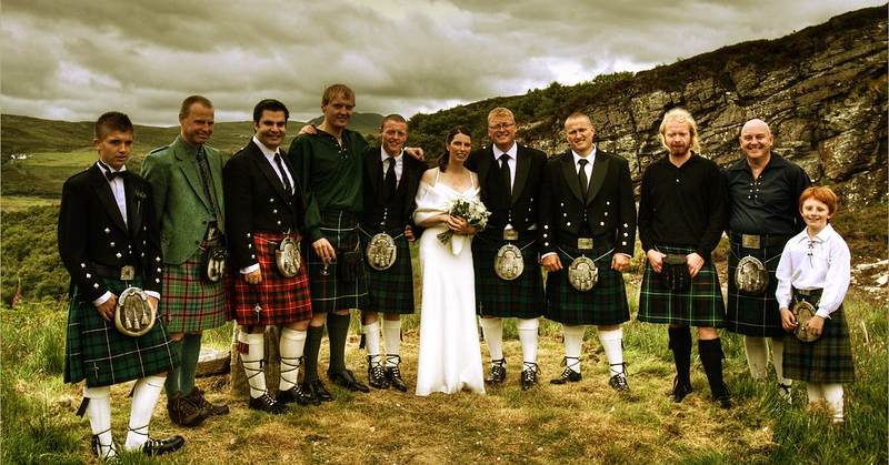 Scottish traditional wedding