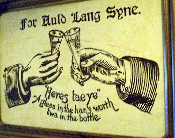 Scottish new year traditions auld lang syne