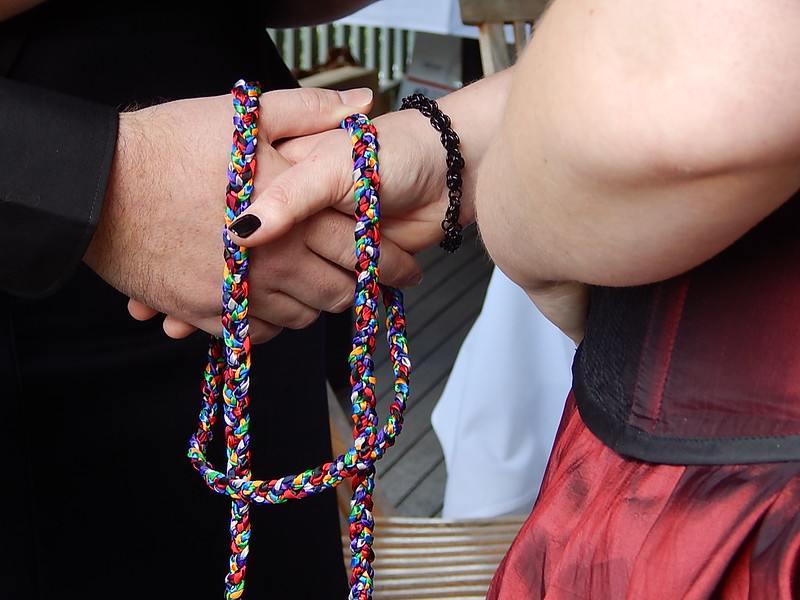 Scottish wedding traditions Handfasting