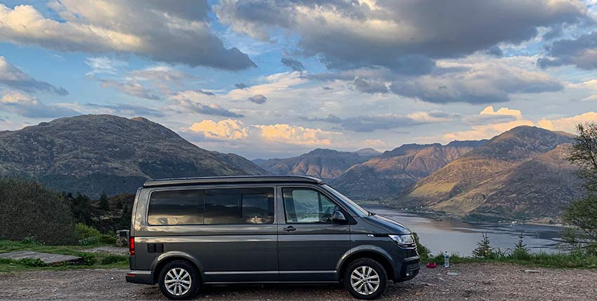 Campervan hire Scotland