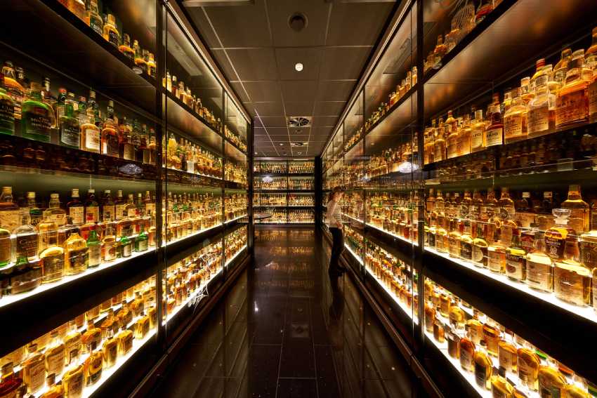 The-Scotch-Whisky-Collection The Scotch Whisky Collection at the Scotch Whisky Experience Edinburgh Scotland