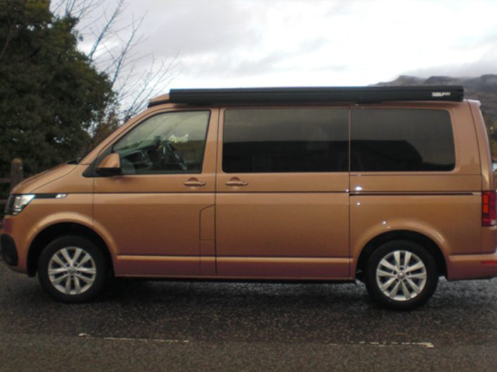 Bonnie VW campervan hire Scotland
