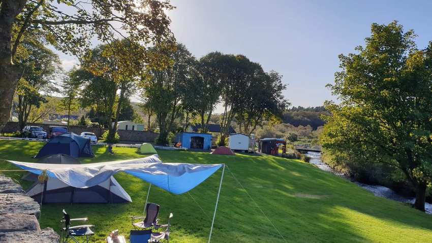 Tobermory campsite on Mull