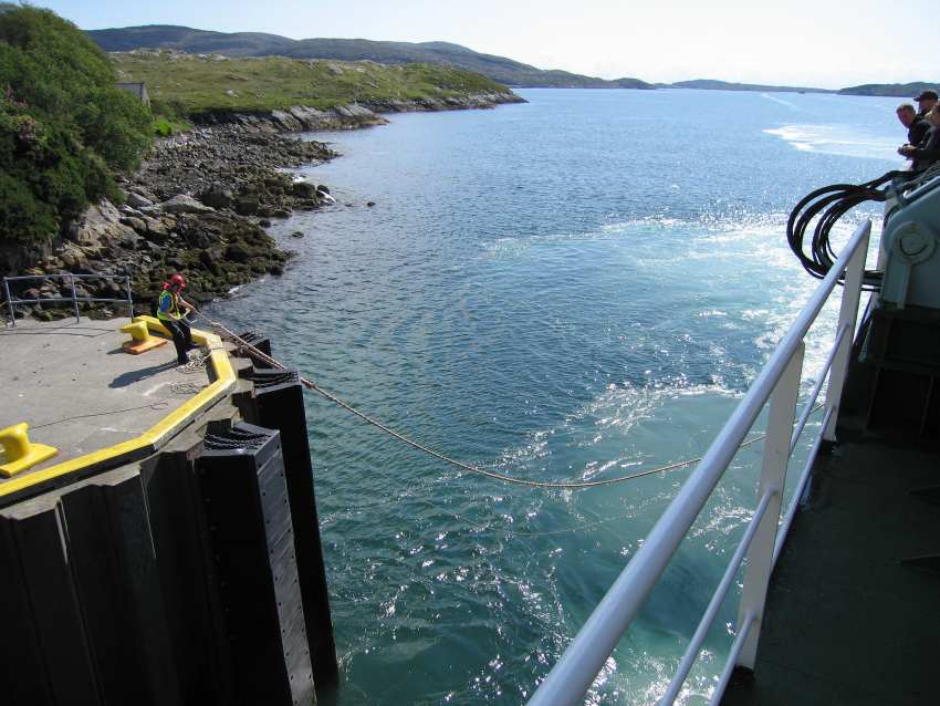 Færge til Harris i Skotland